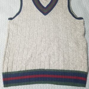 Brooks Brothers Est. 1818. Shetland Wool. 100% Wool Men's Vest. Gray. Size M.